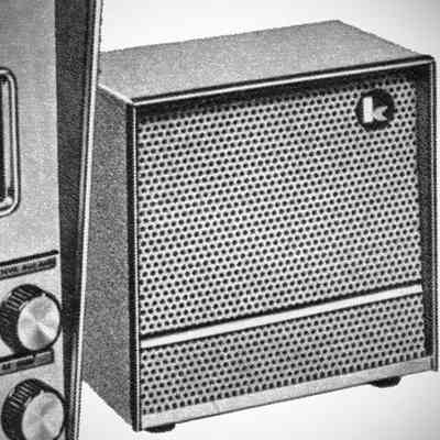 R-100 optional 4" speaker.: Image: Allied Radio catalog 1959