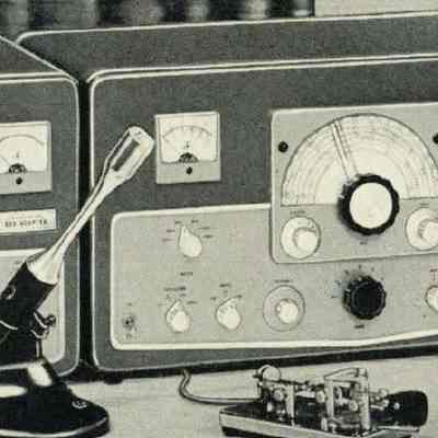 Valaint II shown with SSB adapter.: Image: CQ, Sep 1962