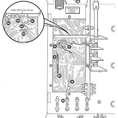 Pictorial A - showing location of parts used in factory modifcation