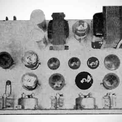 Transmitter section.: Image: Radio, Feb 1935