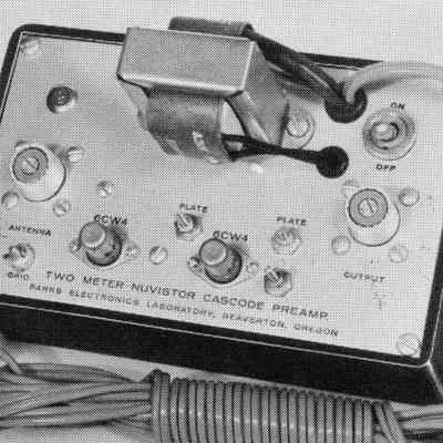 Parks "Two Meter Nuvistor Cascode Preamplifier"