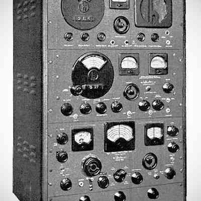 For a time beginning around 1941, the S-20R (top) was sold in combination with the SX-28 (bottom) and the S-27B, to provide continuous coverage from 110 kHz to 165 MHz. This setup did not have a specific unique model number. $450.00.: Image: Radio magazine, May 1941