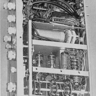 Underside of chassis.: Image: QST, Nov 1956
