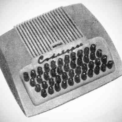 Codetyper as seen in the 1957 Popular Electronics "new products" announcement.: Image: Popular Electronics, Nov 1957