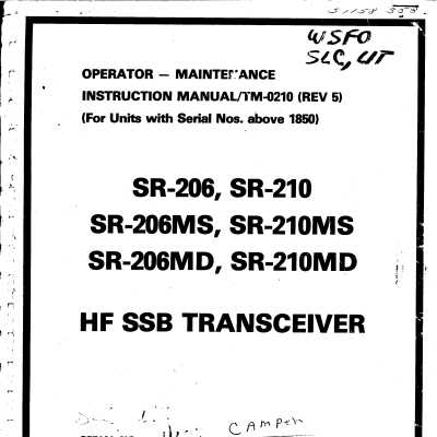 Scientific Radio SR-206