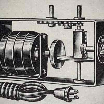 Neobeam variable speed motor.: Image: Radio's Master Catalog, copyright 1937