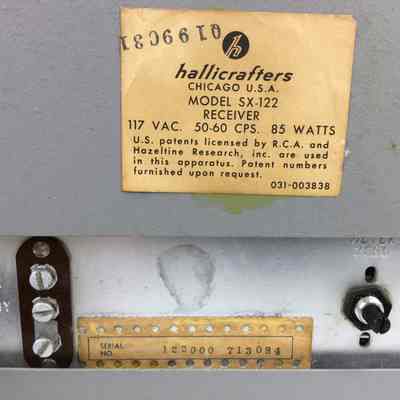 SX-122A: Image: schulmanauction.com