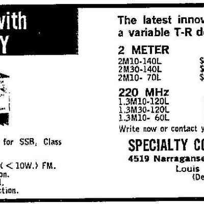 Specialty Communications "VHF Amplifiers"