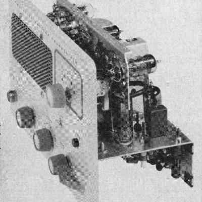 Detail showing a portion of Lawrence Engineering's superhetrodyne modification kit.: Image: CQ, Jul 1963
