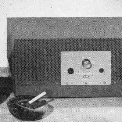 LPS-1 power supply. Ashtray not included.: Image: CQ, Nov 1959
