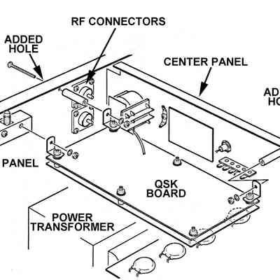 Location of optional QSK board