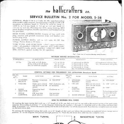 S-38 service bulletin: Via jptronics.org