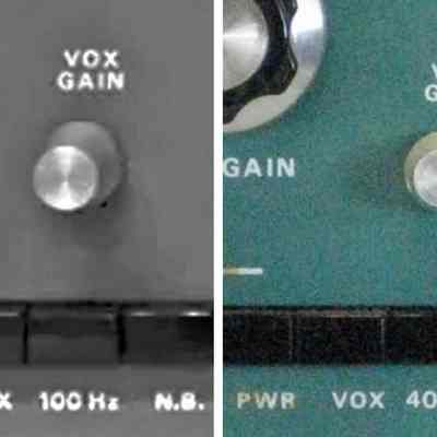 The 100Hz button (left) indicates the unit in question is either an SB-104 or an upgraded SB-104A. The 400Hz button (right) is found only on factory original SB-104A units.