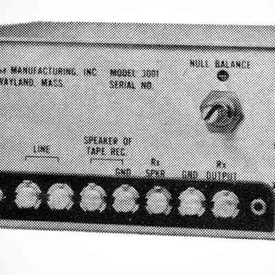 Model 3001: Image: CQ, Jan 1962