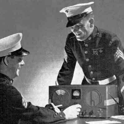 Detail from a Hallicrafters ad. Dec 1941.: Image: Radio magazine, Dec 1941