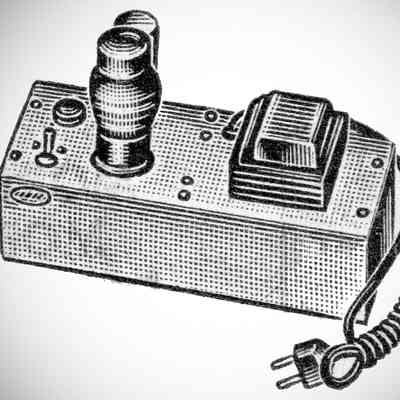 Optional P-1 power supply.: Allied Radio catalog 1958