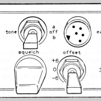 WIth optional tone encoder and external mic.