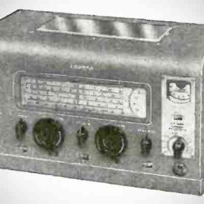 The S-meter was optional, but could not be added by the user. It had to be ordered with the meter factory installed.: Image: Radio News, Mar 1942
