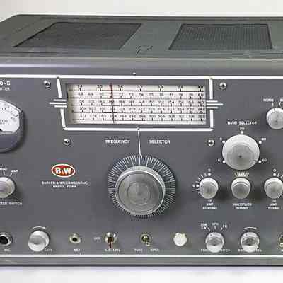 Model 5100-B. Shown with optional 51SB-B sideband adapter.: Image: schulmanauction.com