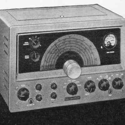 4350A with optional 4301 sideband selector (left) and optional 4302 speaker: Image: Radio Amateur Call Book Magazine, Winter 1958