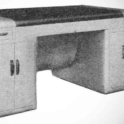 In closed position.: Image: Electronic Industries, Mar 1946