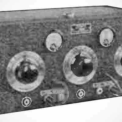 P46 transmitter section.: Image: Radio, Mar 1935