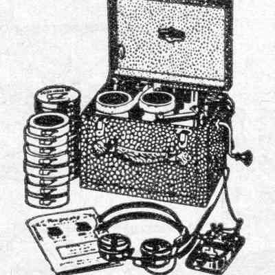 Wind-up version. Note cranck on right side.: Image: CQ, Dec 1962