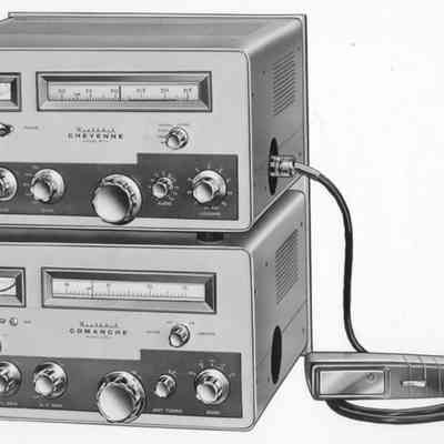 MR-1 receiver (lower unit) with matching MT-1 transmitter
