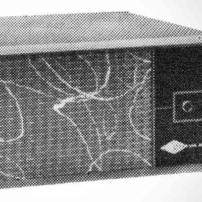 Matching speaker and AC power supply.: Image: CQ, Sep 1962