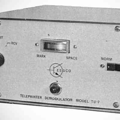 In the Jnauary 1968 issue of CQ, the TU-7 was seen in a new new cabinet, implemented sometime late in 1967.: Image: CQ, Jun 1968.