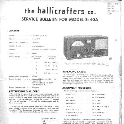 S-40A service bulletin: Via jptronics.org