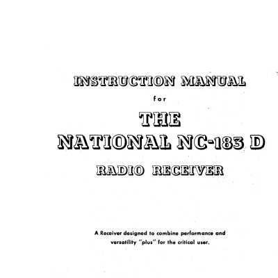 NC-183D: Via BAMA
