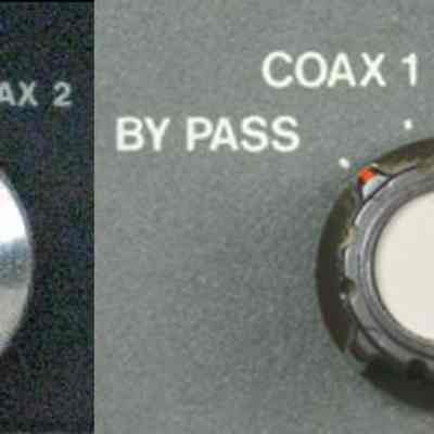 Antenna selector switch for SA-2060 (left) and SA-2060A