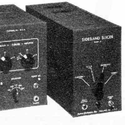 Sideband Slicer (at right) shown with 10A transmitter.: Image: QST, Nov 1952
