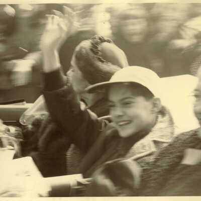 General Douglas MacArthur's wife and son