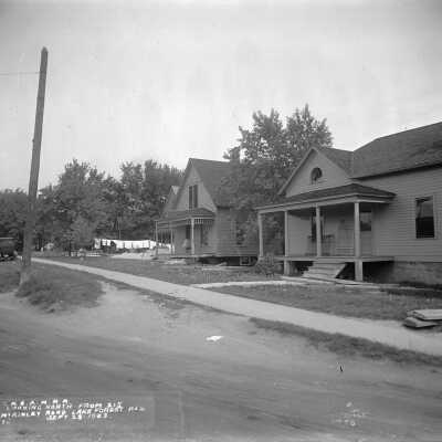 Looking north from 215 McKinley Road