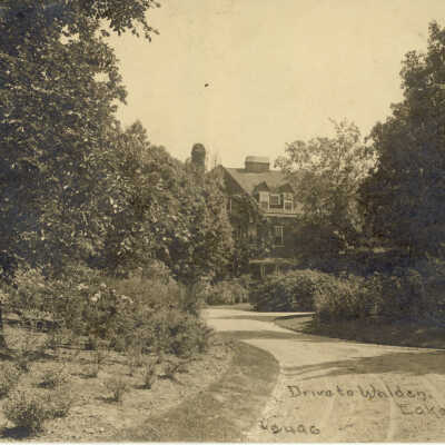 Driveway to "Walden," Lake Forest, Il