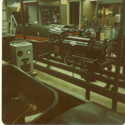 Stanely Wells Collection of Donnelly's Trains at his farm