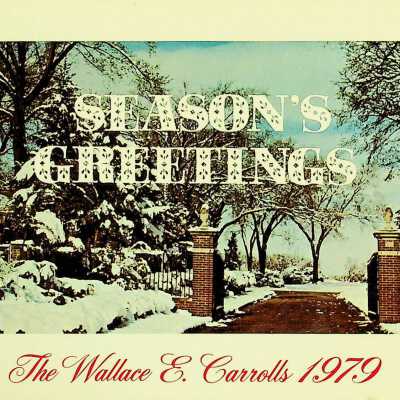 Carroll Family Christmas Card 1979