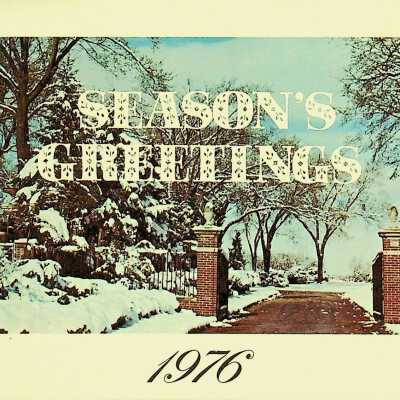 Carroll Family Christmas Card 1976