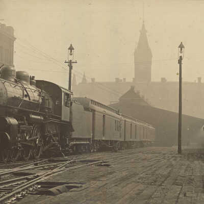 C&NW Railway engines 1513 and 585