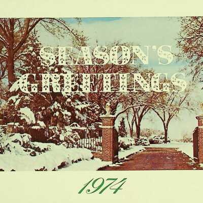 Carroll Family Christmas Card 1974