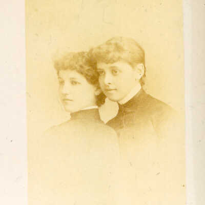Portrait of two girls