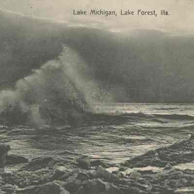 Lake Michigan Postcard