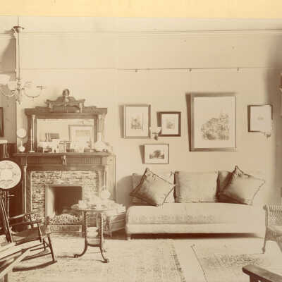 Living room or sitting room of an unidentified home