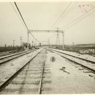 View north from south of Skokie junction