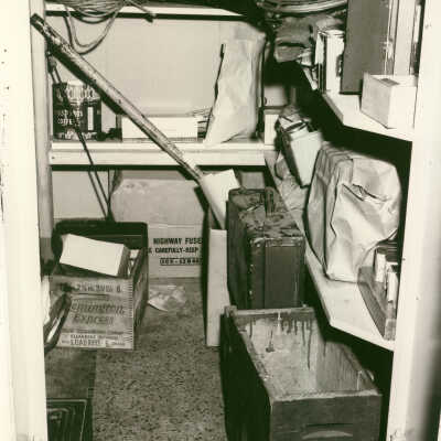 Police department office interior