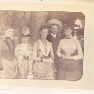 Group of young people outside