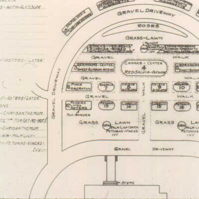 Merrie Meade garden plan