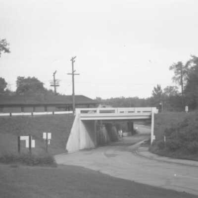 Sheridan Road and Route 176 Bridge:1954